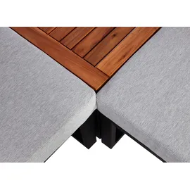 Mendler HWC-L26 Loungeset hellgrau