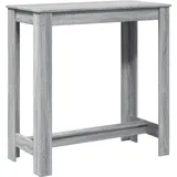 vidaXL Bartisch 102 x 50 x 103,5 cm Grau