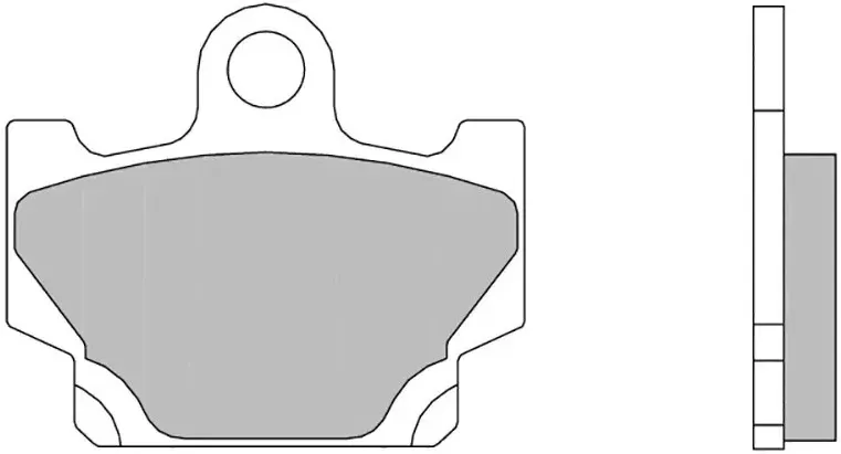 Brembo 07ya1011 Organische Bremsbeläge - Black - One Size