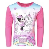 Disney Langarmshirt Disney Minnie Mouse & Einhorn in Pink | Gr.: 110
