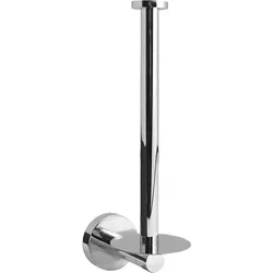 Reserve-Papierrollenhalter Eight, für zwei Rollen (Ausführung: Papierrollenhalter Eight Messing verchromt senkrecht für 2 Rollen)