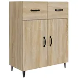 vidaXL Sideboard Sonoma-Eiche 69,5x34x90 cm Holzwerkstoff