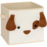 Atmosphera Aufbewahrungsbox 29 x 29 x 29 cm 1-tlg. Beige