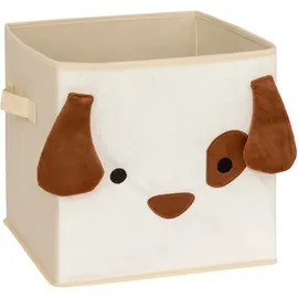 Atmosphera Aufbewahrungsbox 29 x 29 x 29 cm 1-tlg. Beige