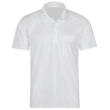 Trigema Poloshirt » Poloshirt aus Single-Jersey«, (1 tlg.), Gr. M, weiss, , 441643-M