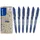 Pilot Pen Kugelschreiber Radierbar Blau 0,7 mm 6 St.