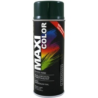 Maxi Color NEW QUALITY Sprühlack Lackspray Glanz 400ml Universelle spray Nitro-zellulose Farbe Sprühlack schnell trocknender Sprühfarbe (RAL 6005 moosgrün glänzend)