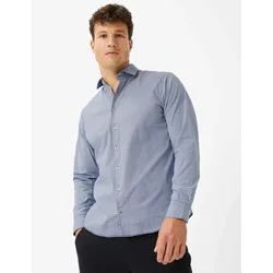 BRAX Herren Hemd Style HAROLD, Dunkelblau, Gr. XL