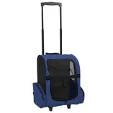 vidaXL Trolley für Haustiere 3-in-1 Faltbar Blau