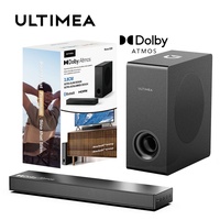 Ultimea Nova S50 - Dolby Atmos Soundbar für TV Geräte, BassMax, 3D Surround Sound System für TV-Lautsprecher, 2.1 Soundbar TV mit Subwoofer, Sli...