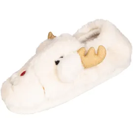 Fun Socks Haussocken FUN SOCKS "shoes & slippers", Kinder, Gr. 33 (34), reindeer lurex, Polyester, unifarben, Socken, mit elastischem Bund