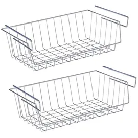 Wenko Einhängekorb Metall silberfarben