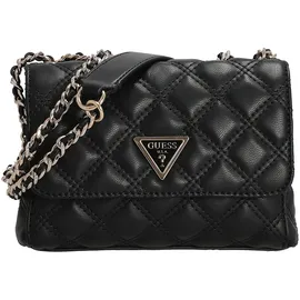 GUESS Umhängetasche Giully II Mini Compound Convertible Flap Bag Black