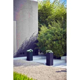 JAN KURTZ Planter 33 x 33 x 60 cm Schwarz