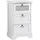 CARO-Möbel Nachtschrank IRMA 35 x 59 x 29 cm Weiß