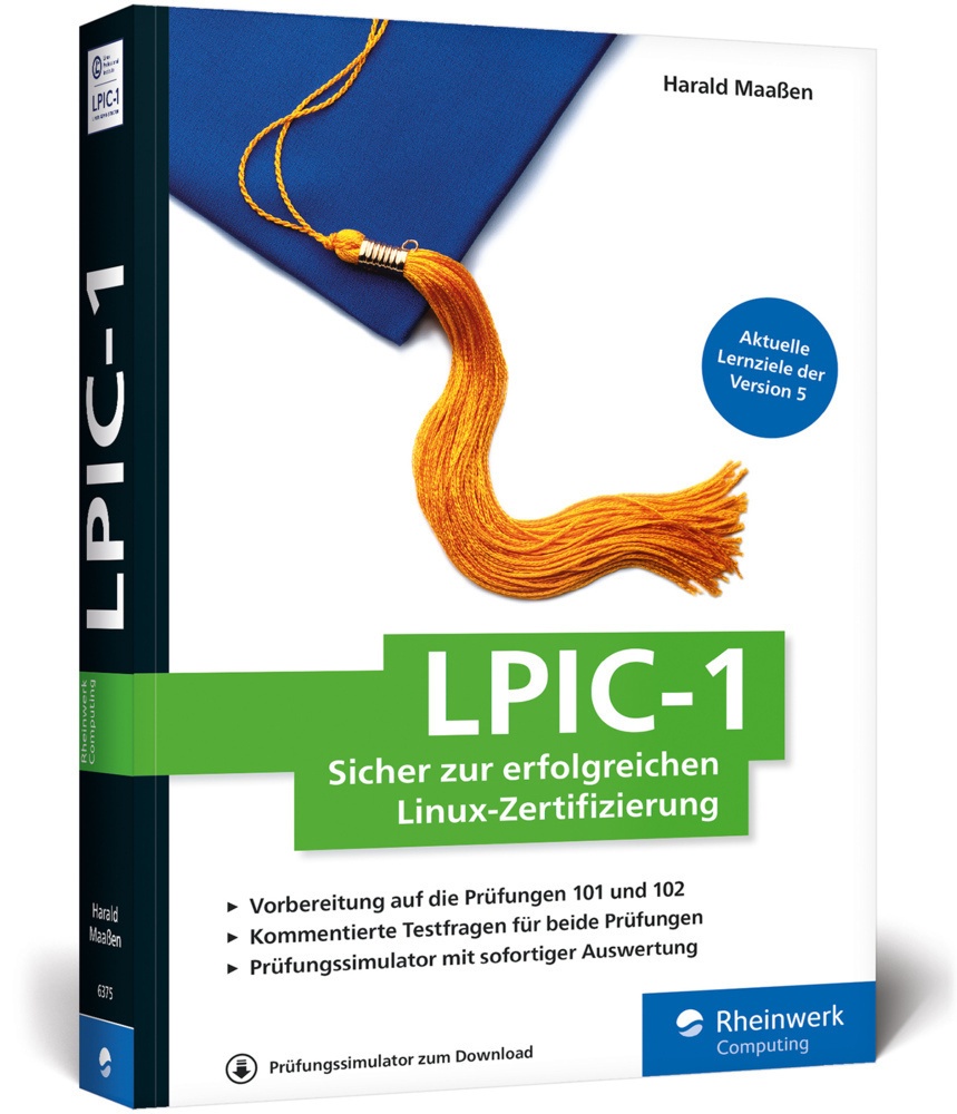 Rheinwerk Computing / Lpic-1 - Harald Maaßen  Kartoniert (TB)