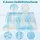 Wenta Gel-Memory-Schaum Topper 140 x 200 cm Blau