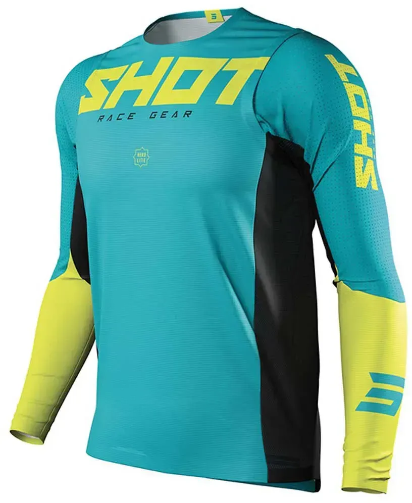 Shot Airflow Langarm-trikot - Lime - S