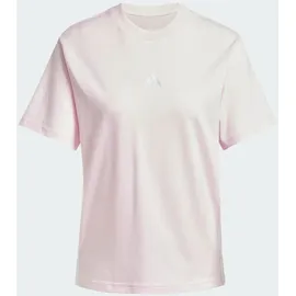 adidas Essentials 3-Streifen Cotton T-Shirt Clear Pink / White 2XL
