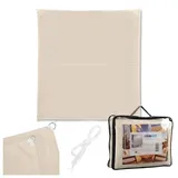 Relaxdays Sonnensegel, Beige,