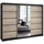 a&j möbelland gmbh Schiebetürenschrank VILUNO 200 x 215 x 59,5 cm Schwarz