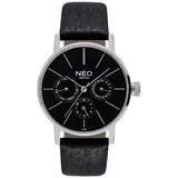 NEO watch Multifunktion Leder 24 mm N4-002