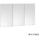 evineo ineo | ineo PRO Spiegelfront-Set für Spiegelschrank mit 3 Türen, BL000072,