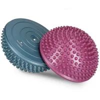 Navaris Balance-Igel Fitness Halbkugel mit Noppen - 2x Balance