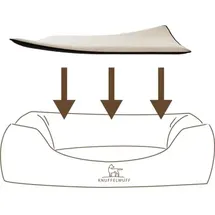 Knuffelwuff Hundebett Classic XXL weiß