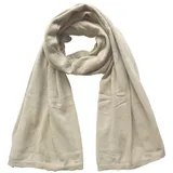 Mississhop 381 Feinstrick Kaschmir-Gemisch Beanie Mütze Slouch/XXL Schal/Handschuhe Beige Einheitsgroesse Schal