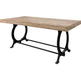 MASSIVMOEBEL24.DE MASSIVMOEBEL24 Esstisch Altholz 180x90x80 lackiert INDUSTRIAL #27