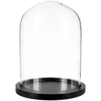 Atmosphera Créateur d'intérieur Glaskuppel, Ø 23 cm, schwarze Basis