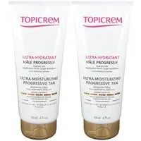 TOPICREM Ultra hydratant hâle progressif Lait 2x200 ml