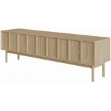 Selsey TV Schrank Lowboard Board Sideboard Fernsehtisch Fernsehschrank 3 Schubladen, Eichenholzoptik, 170 cm -