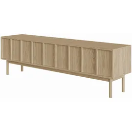 Selsey TV Schrank Lowboard Board Sideboard Fernsehtisch Fernsehschrank 3 Schubladen, Eichenholzoptik, 170 cm -