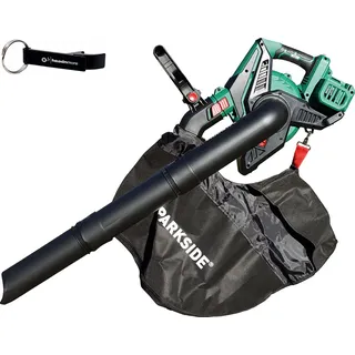 Parkside Parkside® 40V Akku Laubsauger Laubbläser PLSA 40-Li D3 (ohne Akku) + Schlüsselanhänger