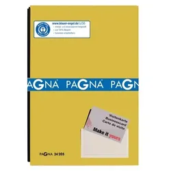 Pagna Unterschriftsmappe, gelb, 20 Fächer, Color-Einband