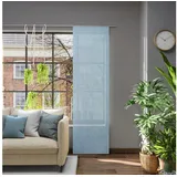Neutex for you! Schiebegardine Libre-ECO (1 St), Paneelwagen, halbtransparent, Jacquard, nach Maß blau 60 cm x 245 cm