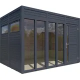 BERTILO Gartenhaus Cubus 3 Office - 19 mm anthrazit