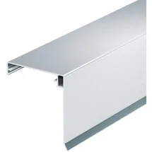 Tetzner & Jentzsch Wetterschenkel-Klemmdeckel Alu preßblank 60 mm breit 2000 mm