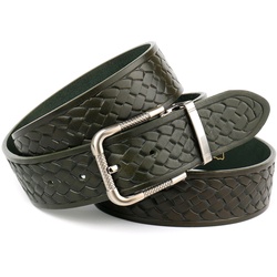 Ledergürtel ANTHONI CROWN, Damen, Gr. 100, grün, Rindsleder, casual, Gürtel