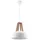 Sollux Lighting Casco 1-flg. 40 cm weiß/Natur Holz