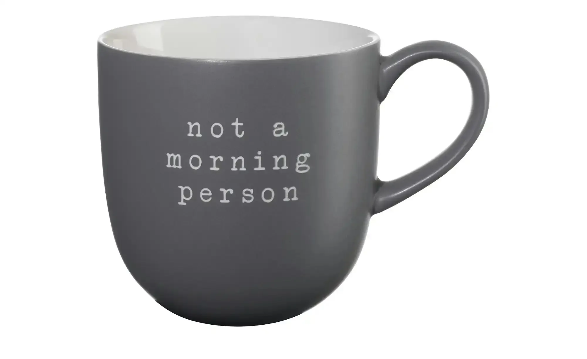 ASA SELECTION Tasse   ¦ grau ¦ Porzellan ¦ Maße (cm): H: 9,5  Ø: 9.5