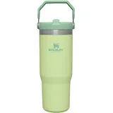 Stanley Flip Straw Tumbler 1.0 Trinkflasche Mit Strohhalm 0.89L - Thermosflasche Hält 12+ Stunden Kalt - Spülmaschinenfest - Sportflasche - Wasserflasche BPA Frei - Citron