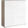 OTTO home PC-Schrank OTTO HOME "Kenia, Sekretär, Home Office", sonoma, weiß hochglanz, B:120cm H:125cm T:39,5cm, Sekretäre, Mit Push-to-open, Tastaturauszug und praktischem Stauraum
