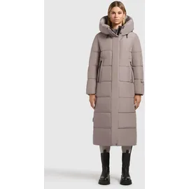 khujo Wintermantel greige XS