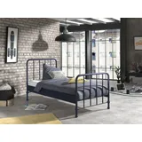 Vipack BRONXX Metallbett im coolen Look, Liegefläche 90 x 200 cm versch. Farben