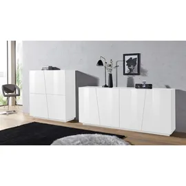 INOSIGN Sideboard INOSIGN "Vega", weiß (weiß hochglanz), B:200cm H:86cm, Sideboards, Sideboard, Kommode mit 4 Türen, Breite 200 cm