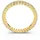 Swarovski Fingerring "Matrix Tennis Vittore, 5655703, 5656293, 5656300, 5656297" Gr. 50, gold (gelbgoldfarben, kristallweiß), Fingerringe, Damen, 50, Metall, 1,8mm, Fingerring, mit Swarovski Kristall