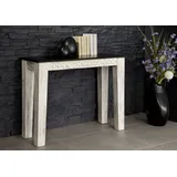 MASSIVMOEBEL24.DE Castle-Antike Konsolentisch 110x40x76 weiß